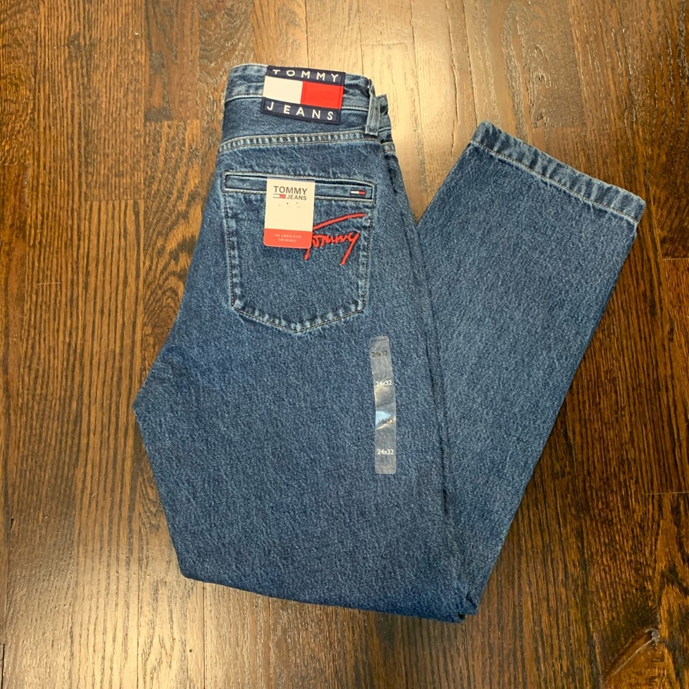 Tommy Hilfiger high rise cropped jeans